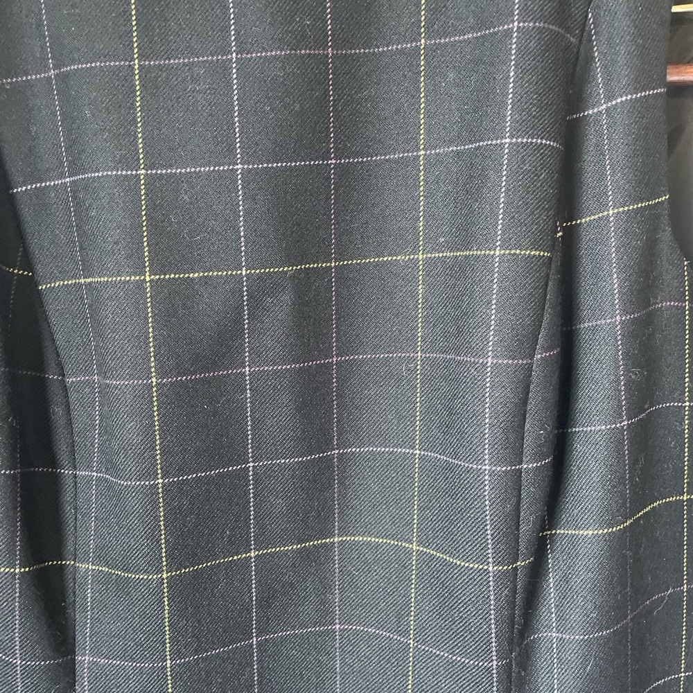 Pendleton Vintage Wool Windowpane Shift Dress Siz… - image 3